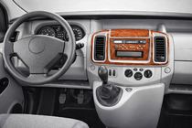Renault Trafic 2001–2015 Dekorinlägg till instrumentpanelen (litet kit) foto 1