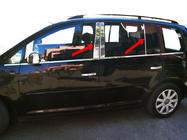 Volkswagen Touran 2003–2010 Dörrstolpslister (10 st, rostfritt) foto 3