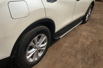 Nissan X-trail T32/Rogue 2014–2021 Sidosteg Maya V1 (2 st, aluminium) foto 1
