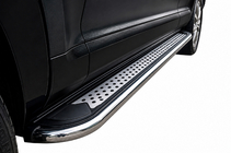 Volkswagen Touareg 2002–2010 Sidosteg Maydos V2 (2 st, aluminium/rostfritt stål) foto 2