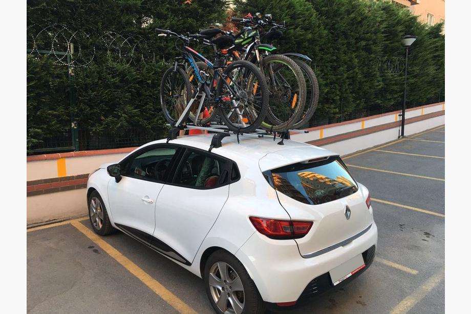 Renault Clio IV 2012–2019 Cykelhållare för takräcke Image