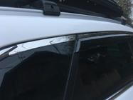 Hyundai Tucson TL 2016–2021 Vindavvisare för sidorutor med kromlist (6 st, Niken) foto 6