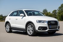 Audi Q3 2011–2019 Sidosteg Maya V1 (2 st, aluminium) foto 1