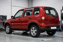 Chevrolet Niva 1998–2020 Sidosteg Maya V1 (2 st, aluminium) foto 1