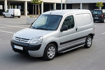 Citroen Berlingo 1996–2008 Sidosteg Maya V1 (2 st, aluminium) foto 1