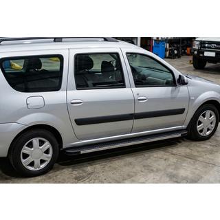 Sidosteg Maya V1 (2 st, aluminium) Dacia Logan MCV 2004–2014 foto 1