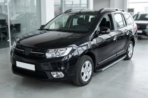 Dacia Logan MCV 2013–2020 Sidosteg Maya V1 (2 st, aluminium) foto 1
