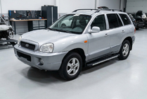 Hyundai Santa Fe 1 2000–2006 Sidosteg Maya V1 (2 st, aluminium) foto 1