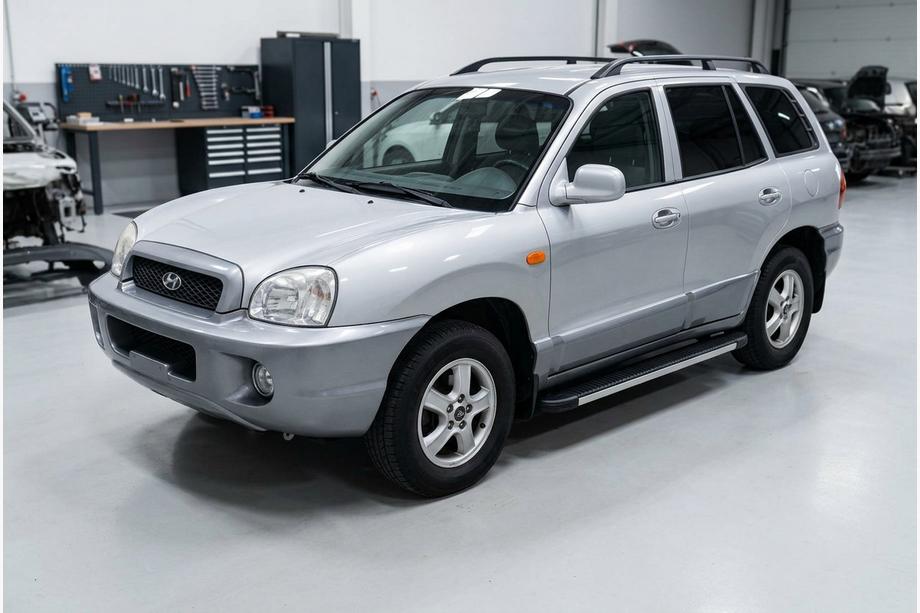 Hyundai Santa Fe 1 2000–2006 Sidosteg Maya V1 (2 st, aluminium) Image