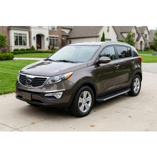 Sidosteg Maya V1 (2 st, aluminium) Kia Sportage 2010–2015 foto 1