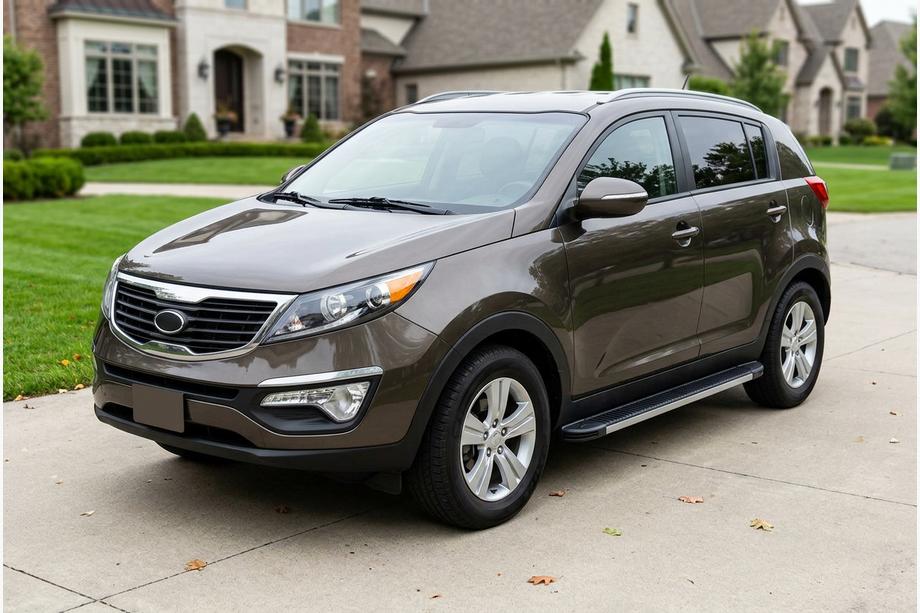 Kia Sportage 2010–2015 Sidosteg Maya V1 (2 st, aluminium) Image