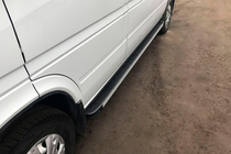 Mercedes Sprinter W901/902/903/904/905 1995–2006 Sidosteg Maya (2 st, aluminium) foto 1