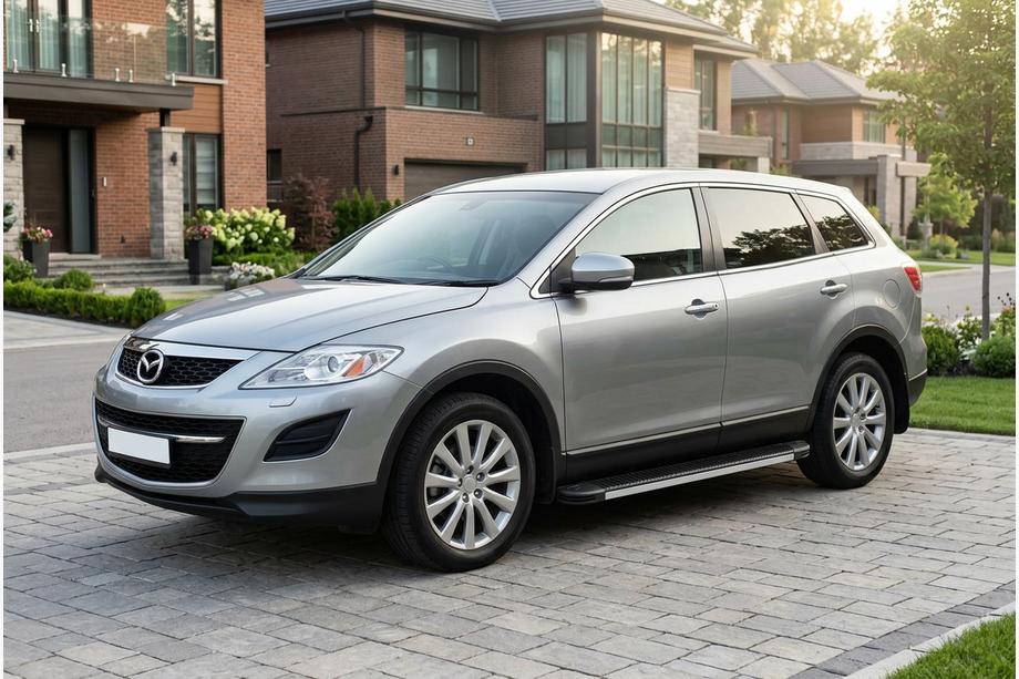 Mazda CX-9 2007–2016 Sidosteg Maya V1 (2 st, aluminium) Image