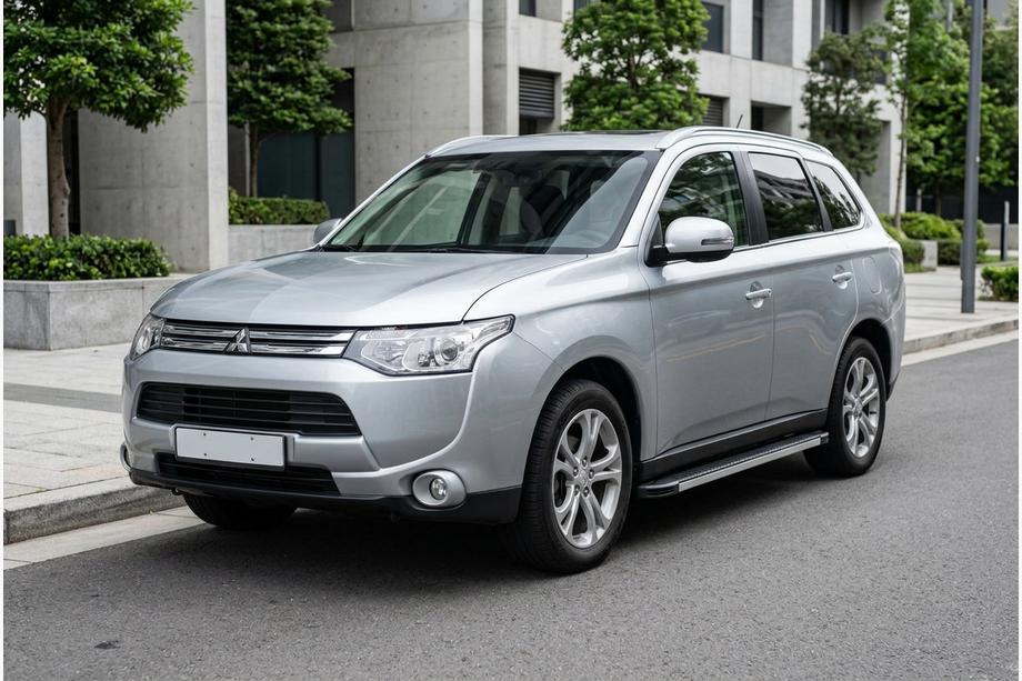 Mitsubishi Outlander 2012–2021 Sidosteg Maya V1 (2 st, aluminium) Image