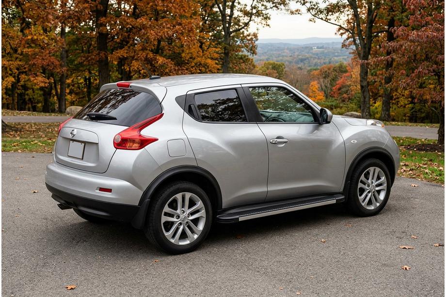 Nissan Juke 2010–2019 Sidosteg Maya V1 (2 st, aluminium) Image