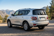 Nissan Patrol Y62 2010–2024 Sidosteg Maya V1 (2 st, aluminium) foto 1