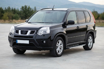 Nissan X-trail T31 2007–2014 Sidosteg Maya V1 (2 st, aluminium) foto 1