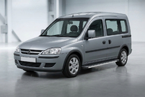Opel Combo 2002–2012 Sidosteg Maya V1 (2 st, aluminium) foto 1