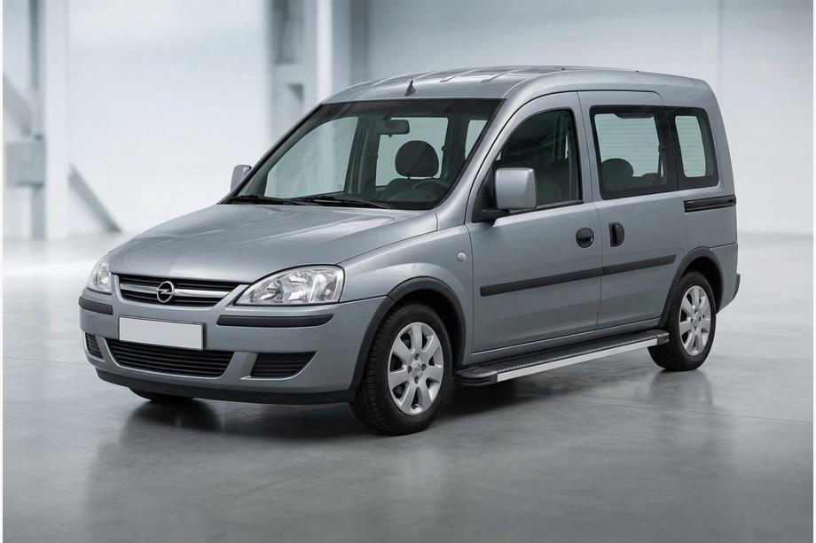 Opel Combo 2002–2012 Sidosteg Maya V1 (2 st, aluminium) Image
