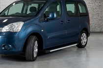 Peugeot Partner Tepee 2008–2018 Sidosteg Maya V1 (2 st, aluminium) foto 1