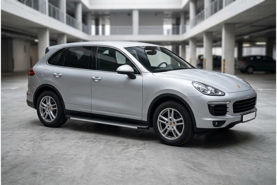 Porsche Cayenne 2010–2017 Sidosteg Maya V1 (2 st, aluminium) Image