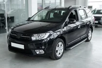 Renault Logan MCV 2013–2022 Sidosteg Maya V1 (2 st, aluminium) foto 1