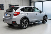 Subaru XV 2011–2017 Sidosteg Maya V1 (2 st, aluminium) foto 1
