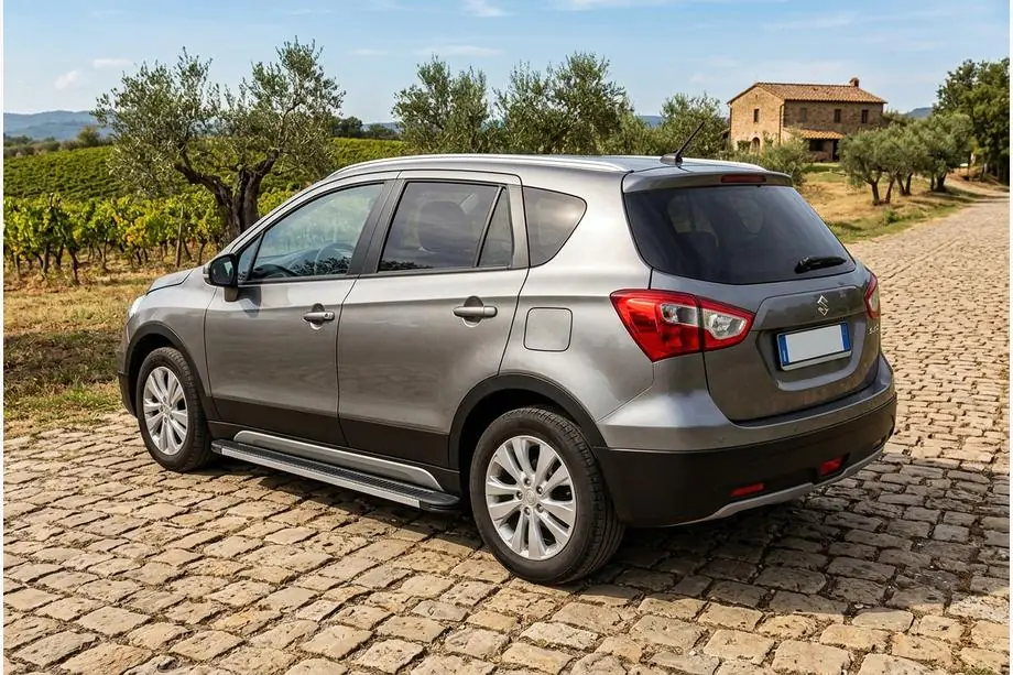 Suzuki SX4 S-Cross 2013–2016 Sidosteg Maya V1 (2 st, aluminium) Image
