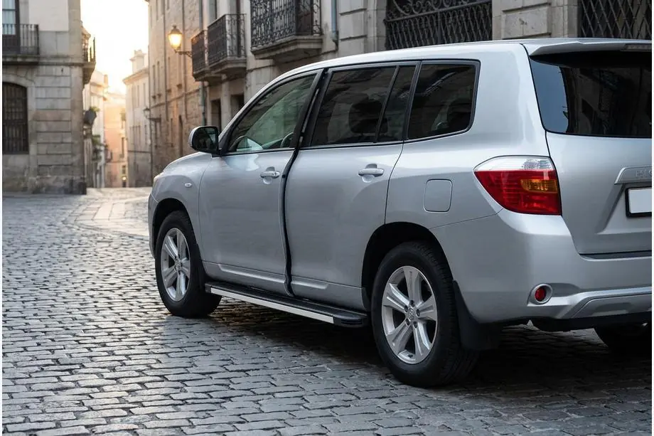 Toyota Highlander 2008–2013 Sidosteg Maya V1 (2 st, aluminium) Image