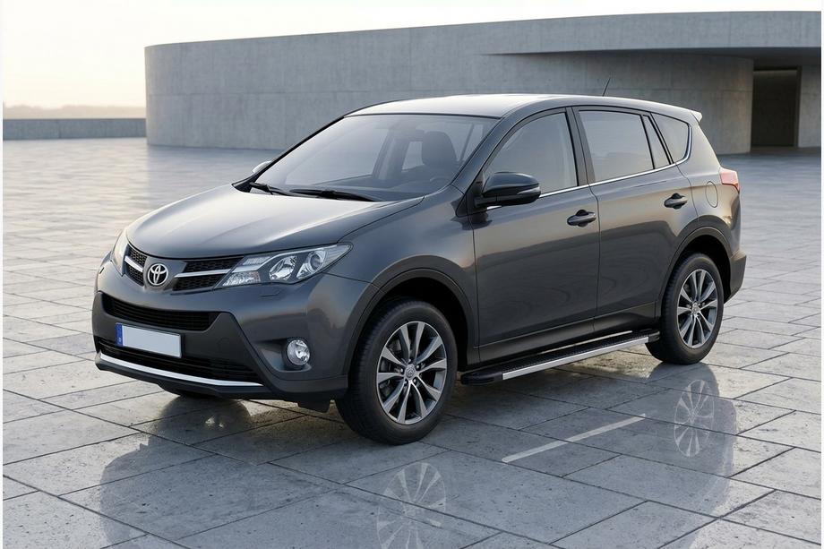 Toyota Rav 4 2013–2018 Sidosteg Maya V1 (2 st, aluminium) Image