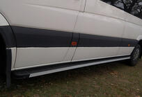 Volkswagen Crafter 2006–2016 Sidosteg Maya (2 st, aluminium) Mellanhjulbas foto 5