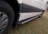 Volkswagen Crafter 2006–2016 Sidosteg Maya (2 st, aluminium) Mellanhjulbas foto 6