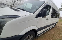 Volkswagen Crafter 2006–2016 Sidosteg Maya (2 st, aluminium) Mellanhjulbas foto 4