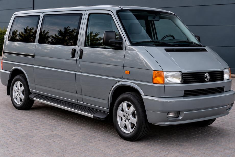 Volkswagen T4 Transporter 1990–2003 Sidosteg Maya (2 st, aluminium) Kort hjulbas Image