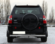 Chery Tiggo 1 2005–2016 Bakre skyddsbåge (rostfritt stål) Ø60 mm foto 1