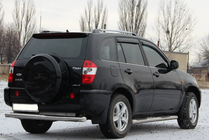 Chery Tiggo 1 2005–2016 Bakre skyddsbåge (rostfritt stål) Ø60 mm foto 3
