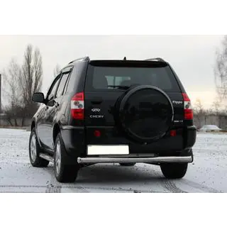 Bakre skyddsbåge (rostfritt stål) Chery Tiggo 1 2005–2016 foto 2