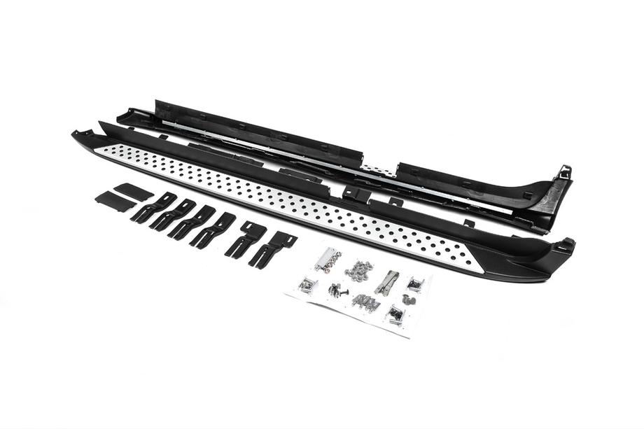 BMW X4 F26 2014–2018 Originala sidosteg V1 (2 st, aluminium) Image