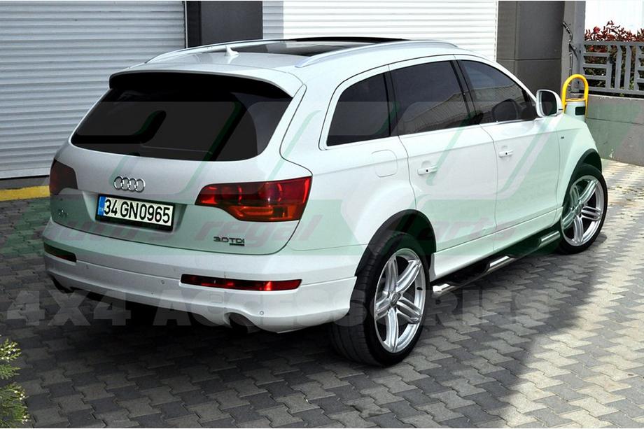 Audi Q7 2005–2015 Sidorör (2 st, rostfritt) Foto 3