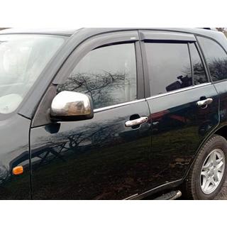 Dörrhandtagskåpor (4 st, rostfritt stål) Chery Tiggo 1 2005–2016 foto 1