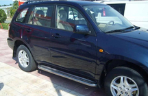 Chery Tiggo 1 2005–2016 Sidosteg Premium (2 st, rostfritt) foto 4