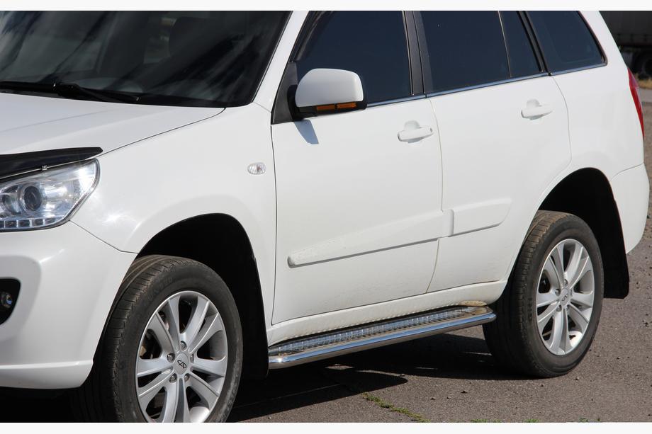Chery Tiggo 1 2005–2016 Sidosteg Premium (2 st, rostfritt) Image