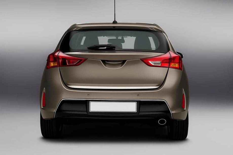 Toyota Auris 2012–2018 Kantlist för bagagelucka (rostfritt stål) Image