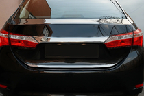 Toyota Corolla 2013–2019 Kantlist för bagagelucka (rostfritt stål) foto 1