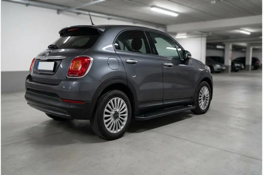 Fiat 500X 2014–2024 Sidosteg Allmond Black (2 st, aluminium) Image