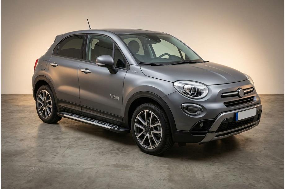 Fiat 500X 2014–2024 Sidosteg Sunrise (2 st, aluminium) Image