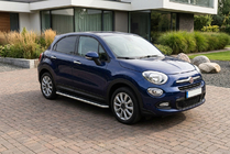 Fiat 500X 2014–2024 Sidosteg Maydos V1 (2 st, aluminium / rostfritt) foto 1