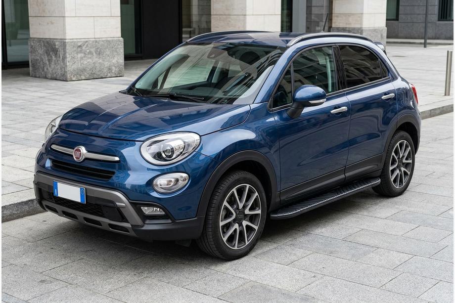 Fiat 500X 2014–2024 Sidosteg Bosphorus Black (2 st, aluminium) Image