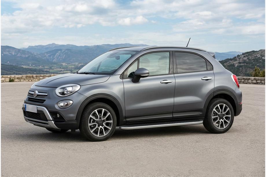 Fiat 500X 2014–2024 Sidosteg Tayga Grey (2 st, aluminium) Image