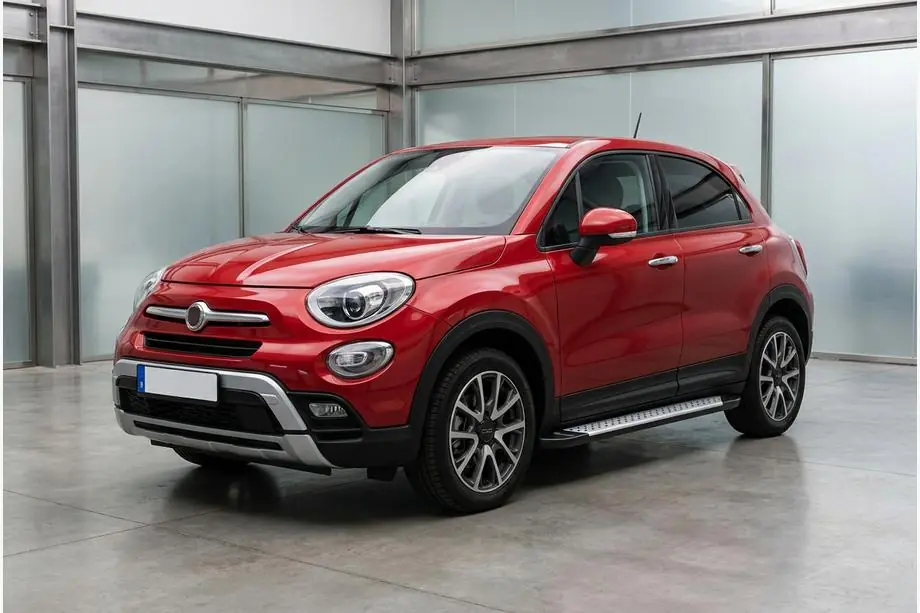 Fiat 500X 2014–2024 Sidosteg Allmond Grey (2 st, aluminium) Image